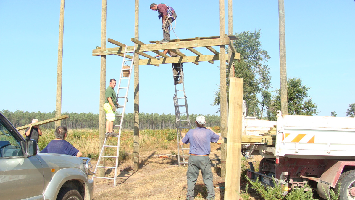 Construction du mirador, 3