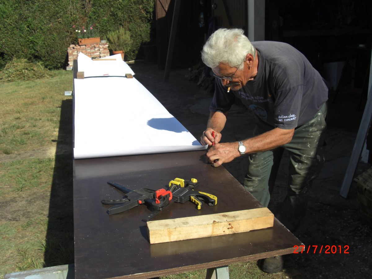 Fabrication du panneau d'entrée, 1