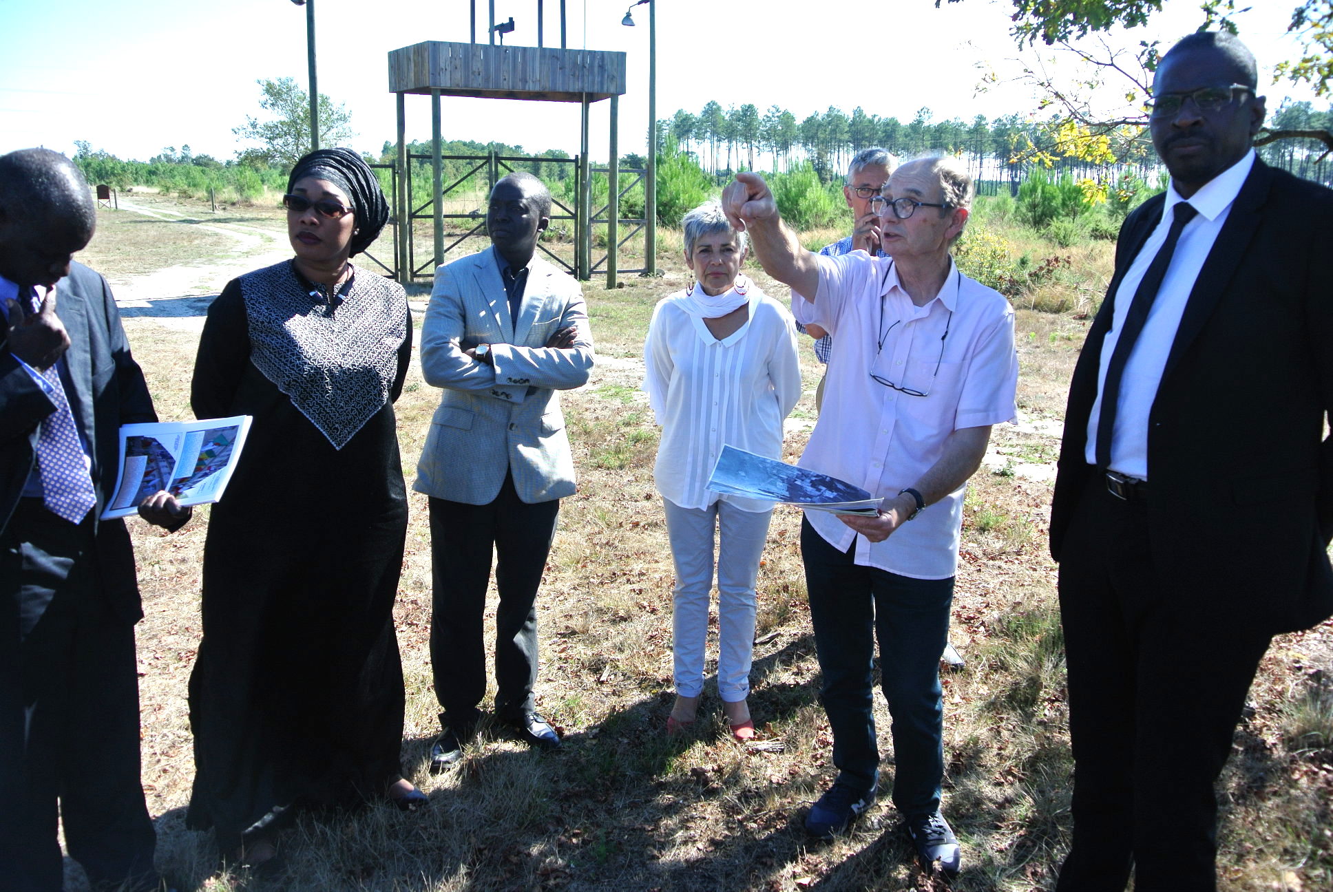 Visite du Consul Général de la république du Sénégal, Abdourahmane Koïta et de Madame la Vice Consul, Aïssata Dia